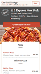 Mobile Screenshot of 11bexpresspizza.com